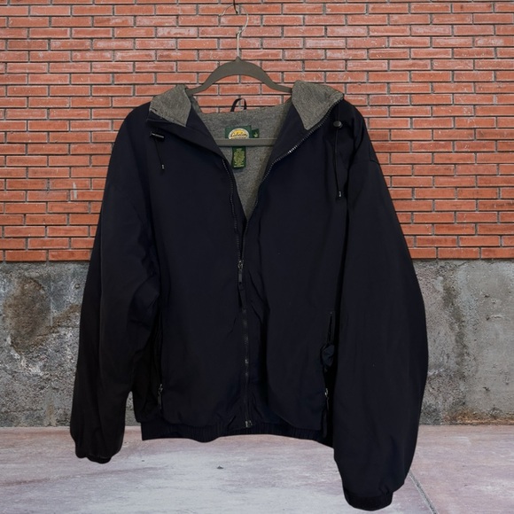 Navy Cabela’s Hooded Nylon Jacket- Size Large - Picture 4 of 6